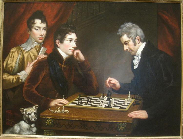 James Northcote Chess Players Sweden oil painting art